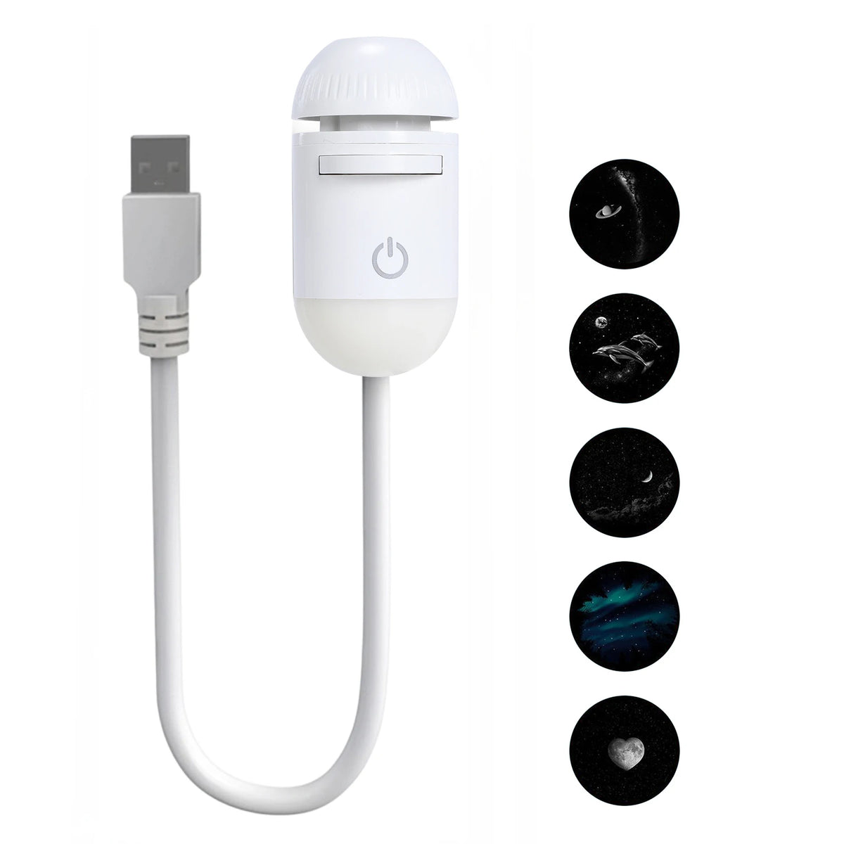 Projecteur Galaxie LED 360° — Veilleuse Ciel Étoilé