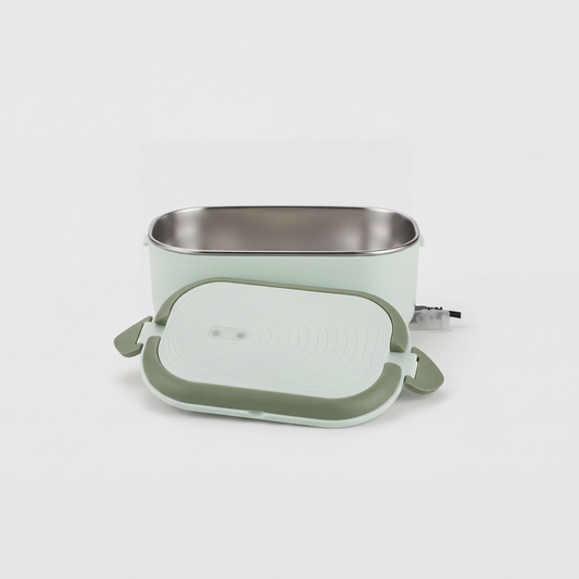 Boîte Repas Chauffante Électrique – Inox, Portable, Anti-Fuite